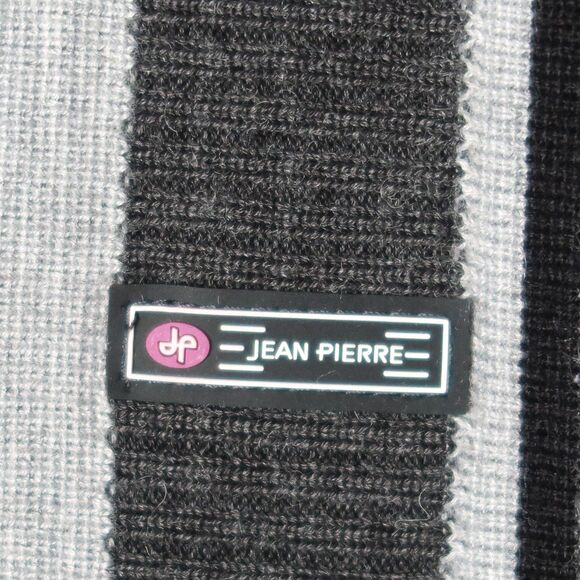 Jean Pierre VTG Mens Cardigan Large Gray Purple‎ Wool Blend Academia Grandpacore - Picture 8 of 10